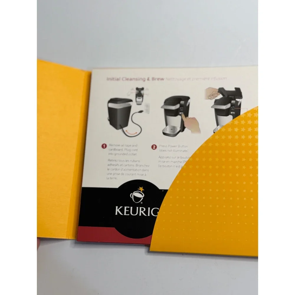 Keurig Owner's‎ Manual K-Cup K10 Mini Plus Brewer Yellow Red Welcome Guide Book